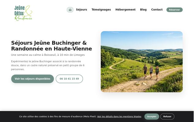 Aperçu du site jeune-detox-et-randonnee.fr